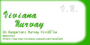 viviana murvay business card